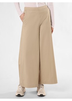 Marie Lund Spodnie Kobiety Bawełna beżowy jednolity ze sklepu vangraaf w kategorii Spodnie damskie - zdjęcie 170577190