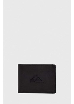 Quiksilver portfel skórzany męski kolor czarny ze sklepu ANSWEAR.com w kategorii Portfele męskie - zdjęcie 170578193