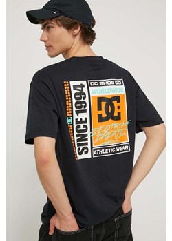 DC t-shirt bawełniany męski kolor czarny z nadrukiem ADYZT05367 ze sklepu ANSWEAR.com w kategorii T-shirty męskie - zdjęcie 170579002