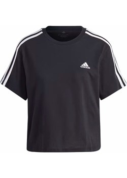 Koszulka damska Essentials 3-Stripes Single Jersey Crop Top Adidas ze sklepu SPORT-SHOP.pl w kategorii Bluzki damskie - zdjęcie 170580930