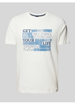 T-shirt z nadrukiem ze sloganem ze sklepu Peek&Cloppenburg  w kategorii T-shirty męskie - zdjęcie 170581390
