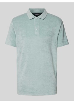 Koszulka polo z fakturowanym wzorem model ‘Joseph’ ze sklepu Peek&Cloppenburg  w kategorii T-shirty męskie - zdjęcie 170581402