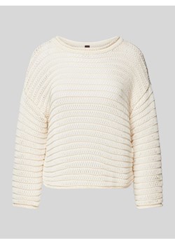 Sweter z dzianiny z okrągłym dekoltem ze sklepu Peek&Cloppenburg  w kategorii Swetry damskie - zdjęcie 170581431