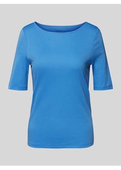 T-shirt w jednolitym kolorze ze sklepu Peek&Cloppenburg  w kategorii Bluzki damskie - zdjęcie 170581653