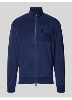 Bluza rozpinana z fakturowanym wzorem model ‘FELPA’ ze sklepu Peek&Cloppenburg  w kategorii Bluzy męskie - zdjęcie 170581683