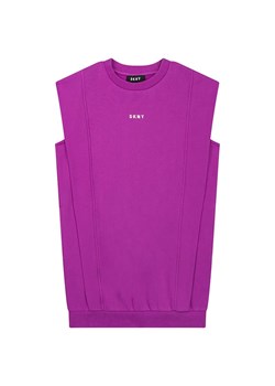DKNY Bluzka w kolorze fioletowym ze sklepu Limango Polska w kategorii Sukienki dziewczęce - zdjęcie 170583231