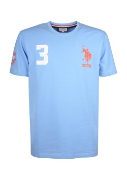 U.S. Polo Assn. Koszulka w kolorze błękitnym ze sklepu Limango Polska w kategorii T-shirty męskie - zdjęcie 170583600
