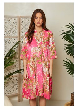 L&apos;armoire de Suzette Sukienka w kolorze różowo-beżowym ze sklepu Limango Polska w kategorii Sukienki - zdjęcie 170583624