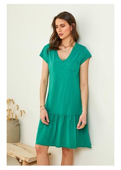 Pure Cotton Sukienka w kolorze zielonym ze sklepu Limango Polska w kategorii Sukienki - zdjęcie 170584342