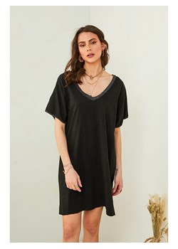 Pure Cotton Sukienka w kolorze czarnym ze sklepu Limango Polska w kategorii Sukienki - zdjęcie 170584362