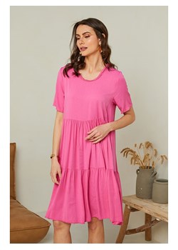 Pure Cotton Sukienka w kolorze różowym ze sklepu Limango Polska w kategorii Sukienki - zdjęcie 170584380