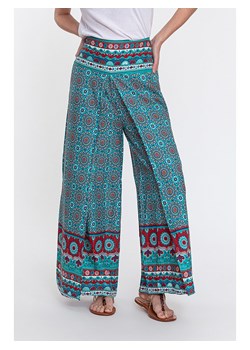 Makani Spodnie w kolorze turkusowym ze wzorem ze sklepu Limango Polska w kategorii Spodnie damskie - zdjęcie 170584802