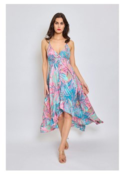 YYDS Sukienka w kolorze błękitno-jasnoróżowym ze sklepu Limango Polska w kategorii Sukienki - zdjęcie 170585613