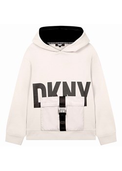 DKNY Bluza w kolorze białym ze sklepu Limango Polska w kategorii Bluzy chłopięce - zdjęcie 170586271
