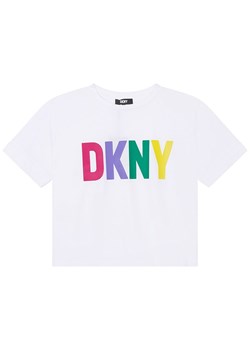 DKNY Koszulka w kolorze białym ze sklepu Limango Polska w kategorii Bluzki dziewczęce - zdjęcie 170586290