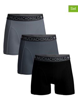 Muchachomalo Bokserki (3 pary) w kolorze czarnym i szarym ze sklepu Limango Polska w kategorii Majtki męskie - zdjęcie 170586681