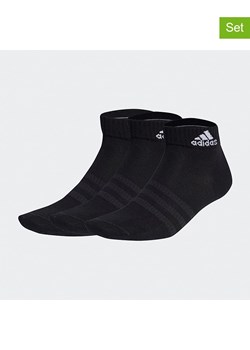 adidas Skarpety sportowe (3 pary) w kolorze czarnym ze sklepu Limango Polska w kategorii Skarpetki męskie - zdjęcie 170587004