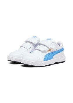 Puma Sneakersy &quot;Puma Evolve Court V&quot; w kolorze biało-błękitnym ze sklepu Limango Polska w kategorii Trampki dziecięce - zdjęcie 170587081