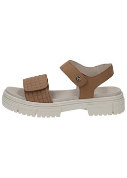 Caprice Skórzane sandały w kolorze jasnobrązowym ze sklepu Limango Polska w kategorii Sandały damskie - zdjęcie 170587414