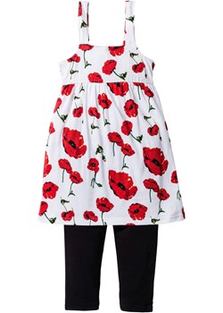 Sukienka dziewczęca + legginsy 3/4 (kompl. 2-częściowy) ze sklepu bonprix w kategorii Komplety dziewczęce - zdjęcie 170589304