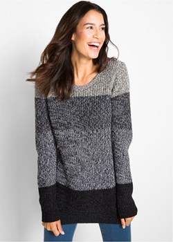 Sweter w szerokie pasy ze sklepu bonprix w kategorii Swetry damskie - zdjęcie 170589710