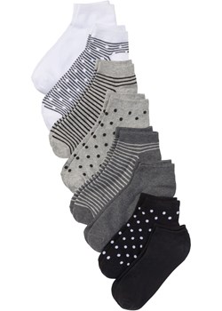 Skareptki do sneakersów (8 par) z bawełny organicznej ze sklepu bonprix w kategorii Skarpetki damskie - zdjęcie 170589753