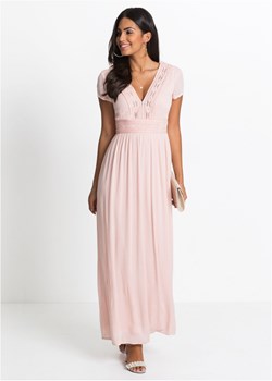 Długa sukienka letnia z koronką ze sklepu bonprix w kategorii Sukienki - zdjęcie 170589934