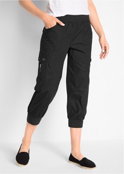 "Spodnie ""bojówki"" 3/4 z wygodnym paskiem" ze sklepu bonprix w kategorii Spodnie damskie - zdjęcie 170590172