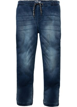 Dżinsy dresowe chłopięce Regular Fit ze sklepu bonprix w kategorii Spodnie chłopięce - zdjęcie 170590204