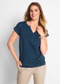 Shirt bawełniany, krótki rękaw ze sklepu bonprix w kategorii Bluzki damskie - zdjęcie 170590230