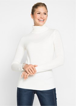 Sweter basic z golfem ze sklepu bonprix w kategorii Swetry damskie - zdjęcie 170590441