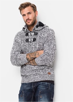 Sweter z kapturem ze sklepu bonprix w kategorii Swetry męskie - zdjęcie 170590593