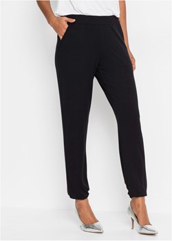 Spodnie z dżerseju ze sklepu bonprix w kategorii Spodnie damskie - zdjęcie 170591244