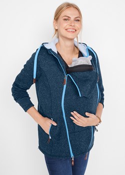 Bluza rozpinana z polaru, ciążowa z wstawką na nosidełko ze sklepu bonprix w kategorii Bluzy ciążowe - zdjęcie 170591660