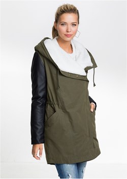 Płaszcz z różnych materiałów ze sklepu bonprix w kategorii Płaszcze damskie - zdjęcie 170591783
