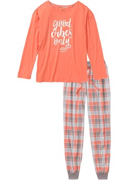 Piżama z shirtem oversize ze sklepu bonprix w kategorii Piżamy damskie - zdjęcie 170592422