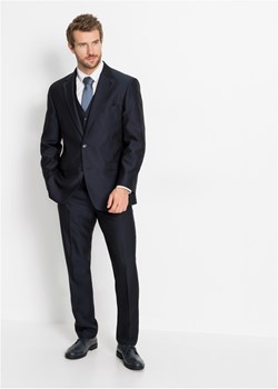 Garnitur 4-częściowy (marynarka, spodnie, kamizelka i krawat) ze sklepu bonprix w kategorii Garnitury męskie - zdjęcie 170592602
