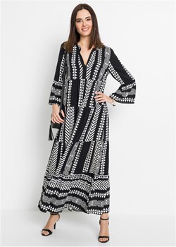 Długa sukienka z nadrukiem ze sklepu bonprix w kategorii Sukienki - zdjęcie 170592853