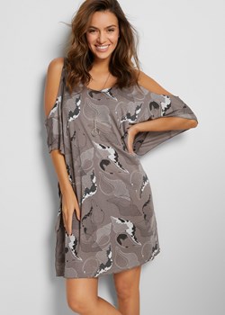 Sukienka plażowa z wycięciami, ze zrównoważonej wiskozy ze sklepu bonprix w kategorii Odzież plażowa - zdjęcie 170593512
