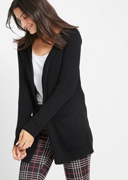 Sweter bez zapięcia z kapturem ze sklepu bonprix w kategorii Swetry damskie - zdjęcie 170593641