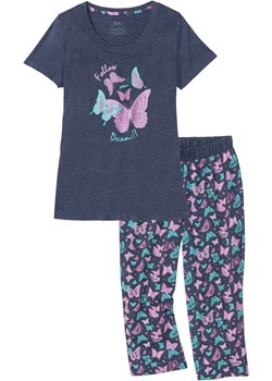 Piżama ze spodniami 3/4 ze sklepu bonprix w kategorii Piżamy damskie - zdjęcie 170593733