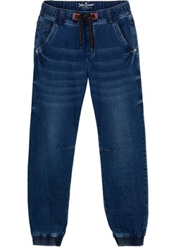 Dżinsy dresowe chłopięce Regular Fit ze sklepu bonprix w kategorii Spodnie chłopięce - zdjęcie 170593954
