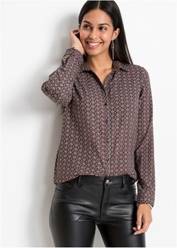 Bluzka z nadrukiem ze sklepu bonprix w kategorii Koszule damskie - zdjęcie 170593961
