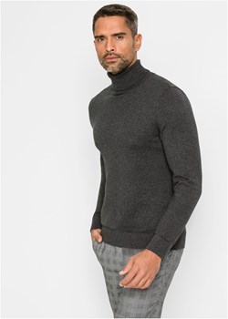 Sweter z golfem z kaszmirem ze sklepu bonprix w kategorii Swetry męskie - zdjęcie 170594403