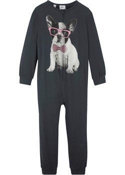 Piżama jednoczęściowa dziewczęca z bawełny organicznej ze sklepu bonprix w kategorii Piżamy dziecięce - zdjęcie 170594421