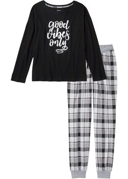 Piżama z shirtem oversize ze sklepu bonprix w kategorii Piżamy damskie - zdjęcie 170594492