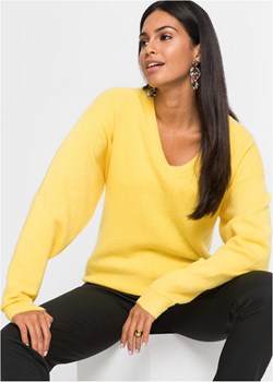 Sweter dzianinowy oversize ze sklepu bonprix w kategorii Swetry damskie - zdjęcie 170594503