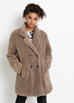Krótki płaszcz oversized o wyglądzie wełnianego ze sklepu bonprix w kategorii Płaszcze damskie - zdjęcie 170595811