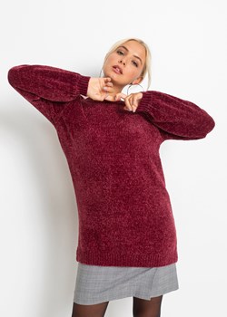 Długi sweter z szenili ze sklepu bonprix w kategorii Swetry damskie - zdjęcie 170595991