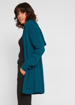 Sweter bez zapięcia z kapturem ze sklepu bonprix w kategorii Swetry damskie - zdjęcie 170596101